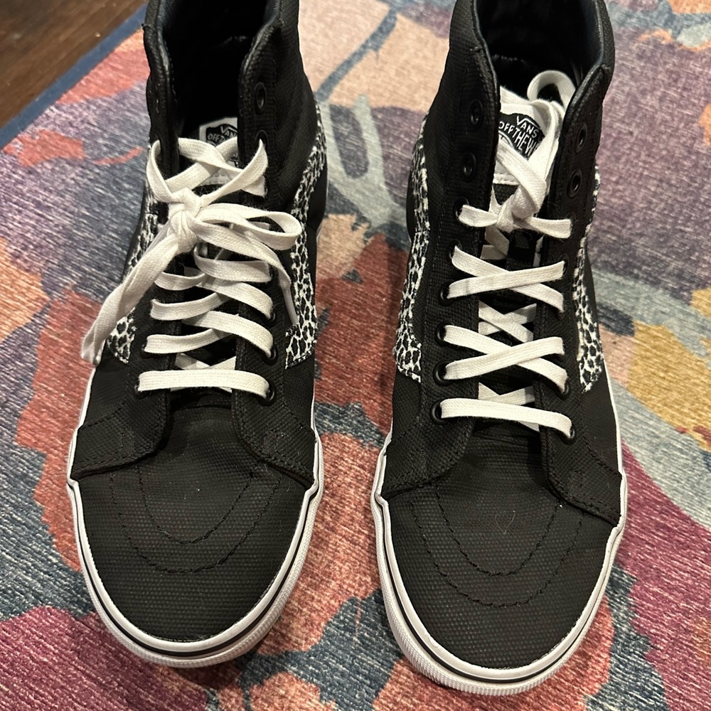 Vans high tops- Size 8 women’s, 6.5 men’s.